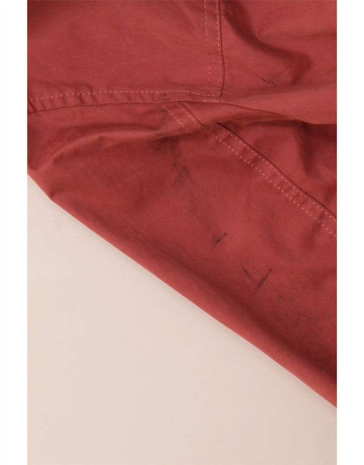Damska kurtka parka Fat Face z kapturem, oversize UK 10, mała, czerwona, poliester