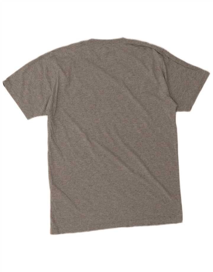 Męski T-shirt Vans o klasycznym kroju, średnioszary, bawełniany