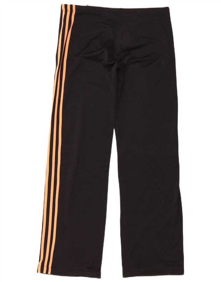 Damskie spodnie dresowe Adidas UK 16, duże, czarne, poliestrowe