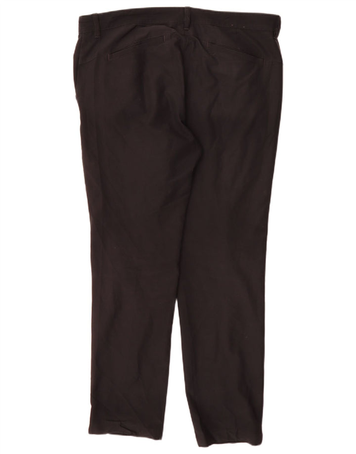 Adidas Damskie Regularne Spodnie Chino W34 L30 Czarny Poliester