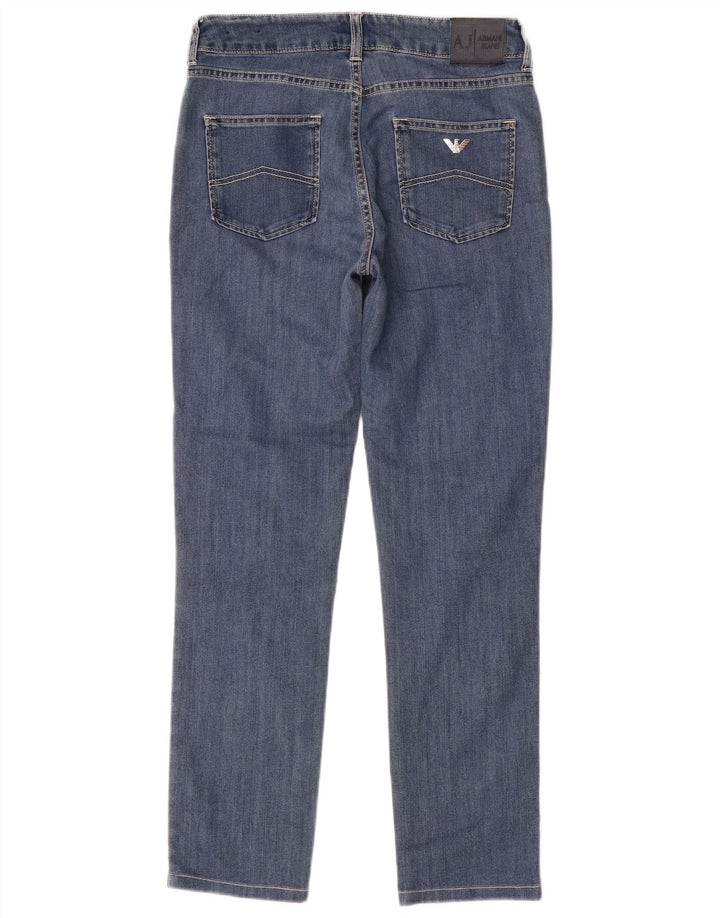 Damskie dżinsy Armani Slim W28 L28 Granatowa bawełna