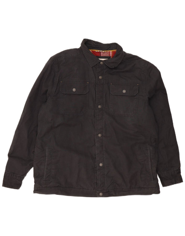 Męska kurtka bomberka FAT FACE UK 44 2XL Czarna, bawełniana