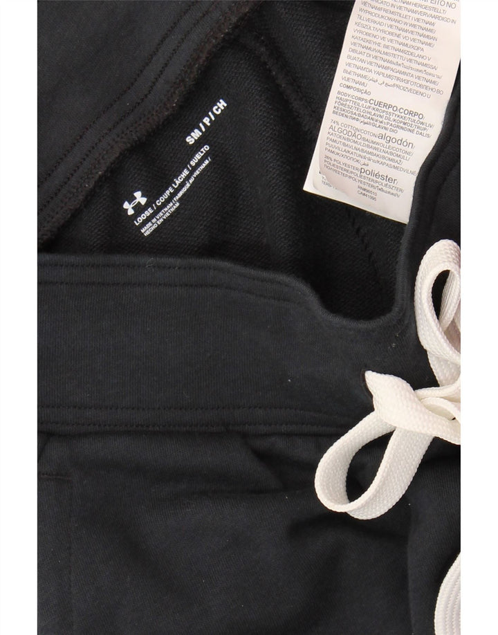 Damskie spodnie dresowe UNDER ARMOUR Joggers UK 10 Small, czarne, bawełniane
