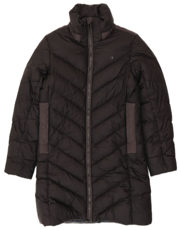 Damski ocieplany płaszcz G-STAR UK 10, mały, czarny poliester