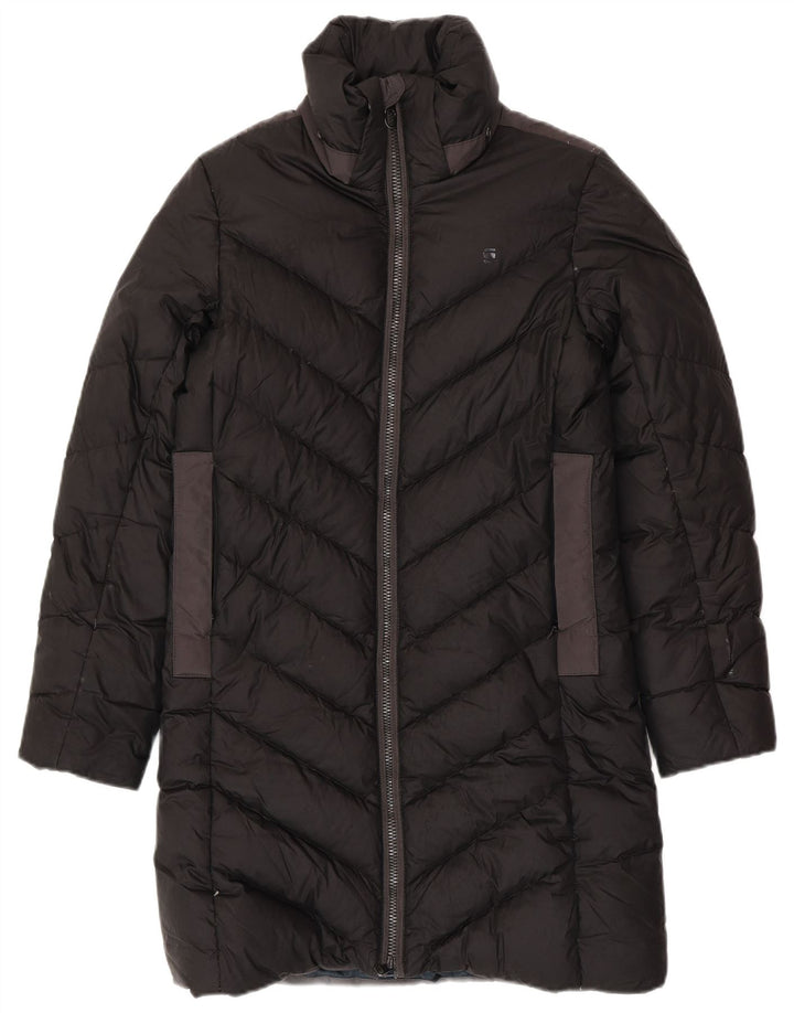 Damski ocieplany płaszcz G-STAR UK 10, mały, czarny poliester