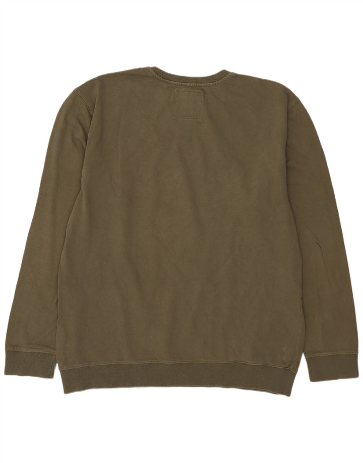 Męski sweter z grafiką VANS XL, bawełniany khaki