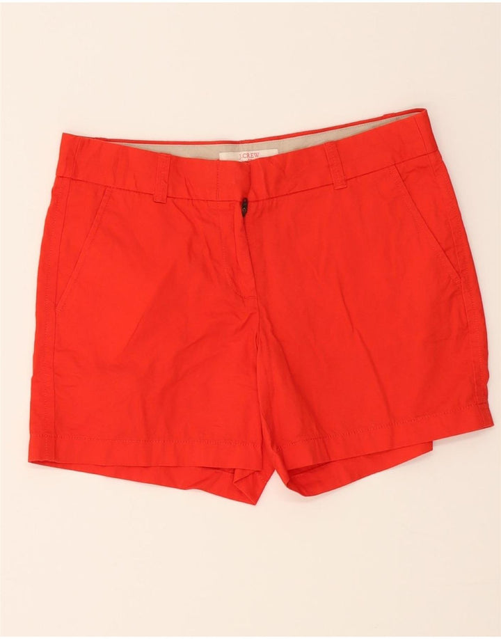 J. CREW Womens Chino Shorts US 4 Small W32  Red Cotton Vintage J. Crew and Second-Hand J. Crew from Messina Hembry 