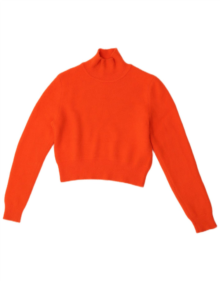 Sweter damski Zara z golfem UK 10, mały pomarańczowy