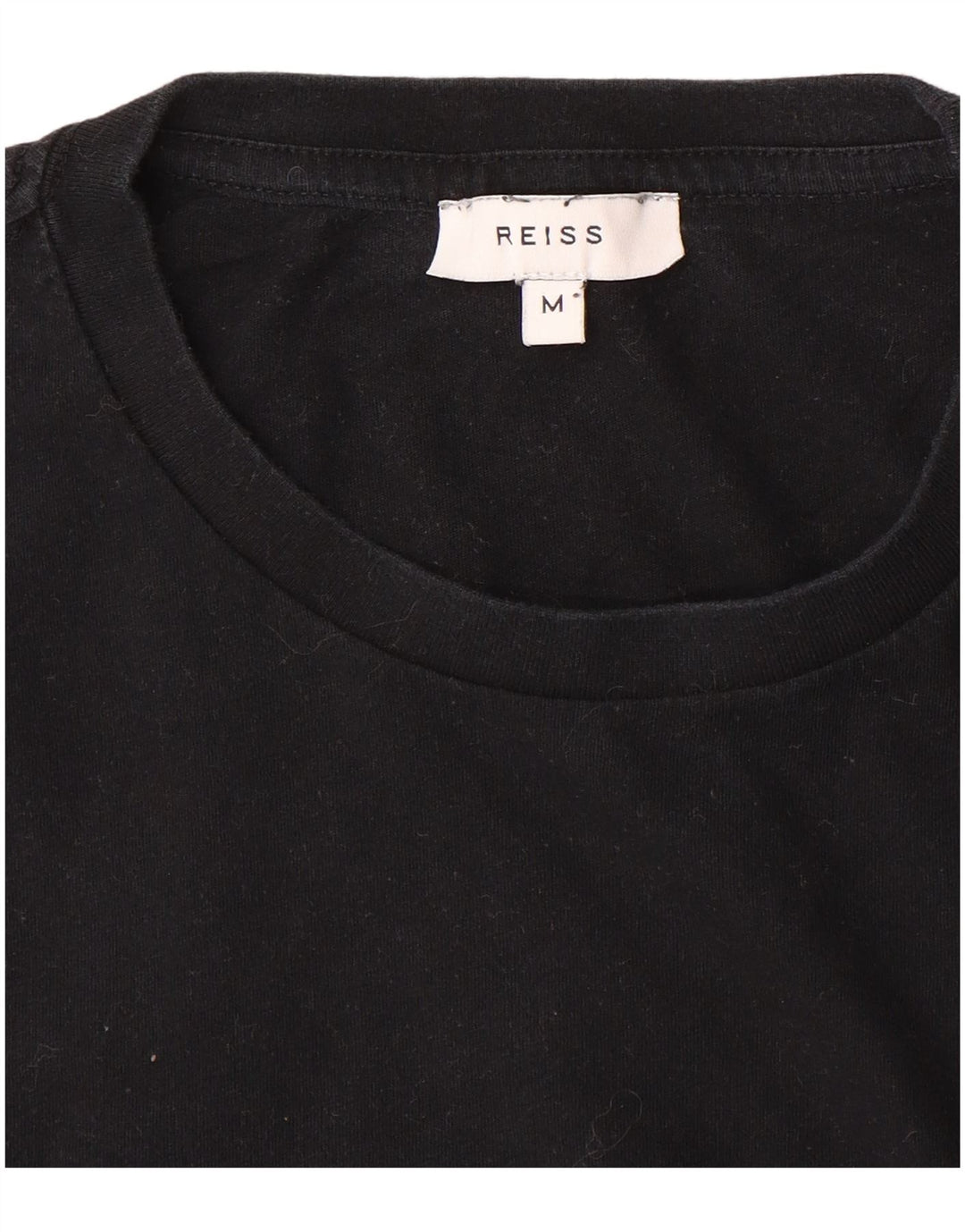 Męska koszulka T-shirt Reiss, średnia czarna