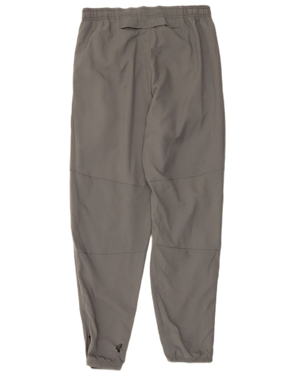 Męskie spodnie dresowe Nike Dri Fit, małe, szare, poliestrowe