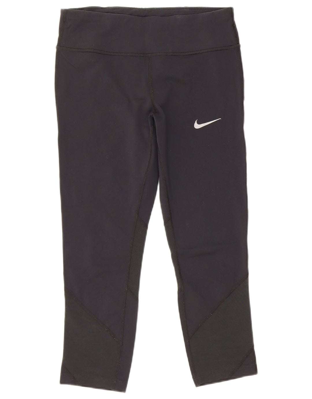 Damskie legginsy Nike Dri Fit Capri UK 12, średni czarny nylon