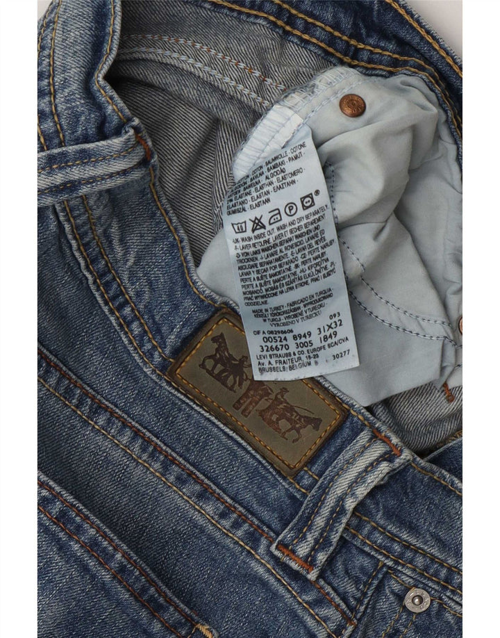 Damskie jeansy Levi's Bootcut W31 L32 Niebieskie bawełniane