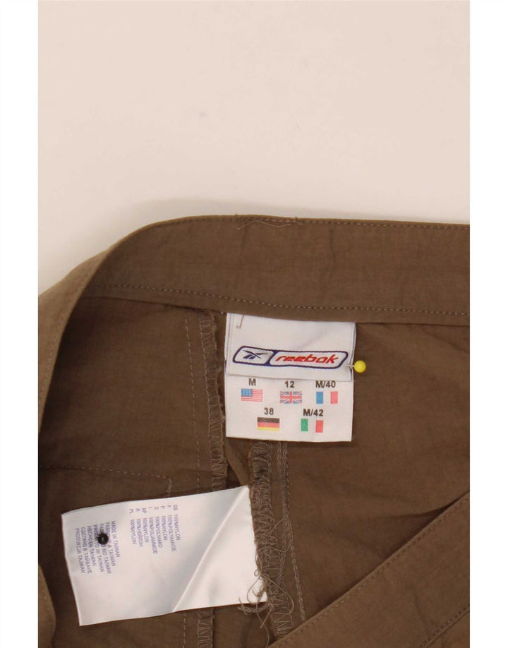Damskie spodenki turystyczne Reebok UK 12 Medium W28 Brązowy poliamid