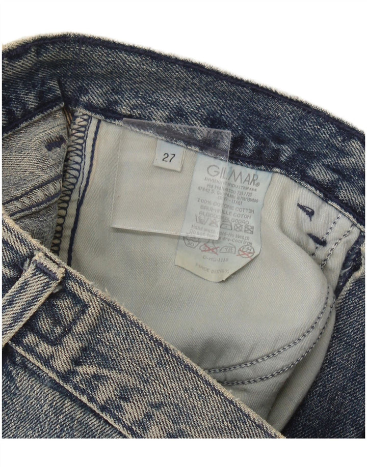 ICEBERG Womens Straight Jeans  W27 L32 Blue Cotton