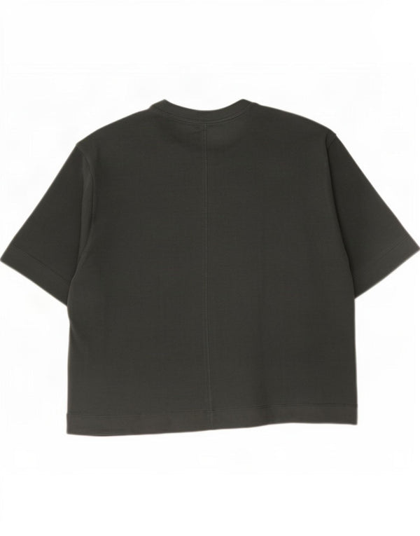 T-shirt damski Calvin Klein Top UK 14, średnioszary, bawełniany