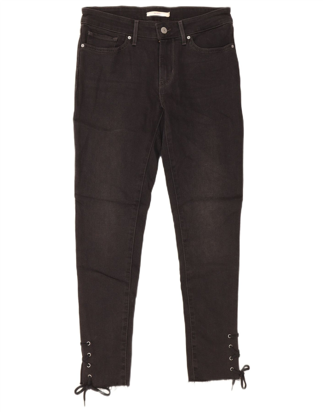 Damskie jeansy LEVI'S 711 Skinny W28 L27 Czarna bawełna