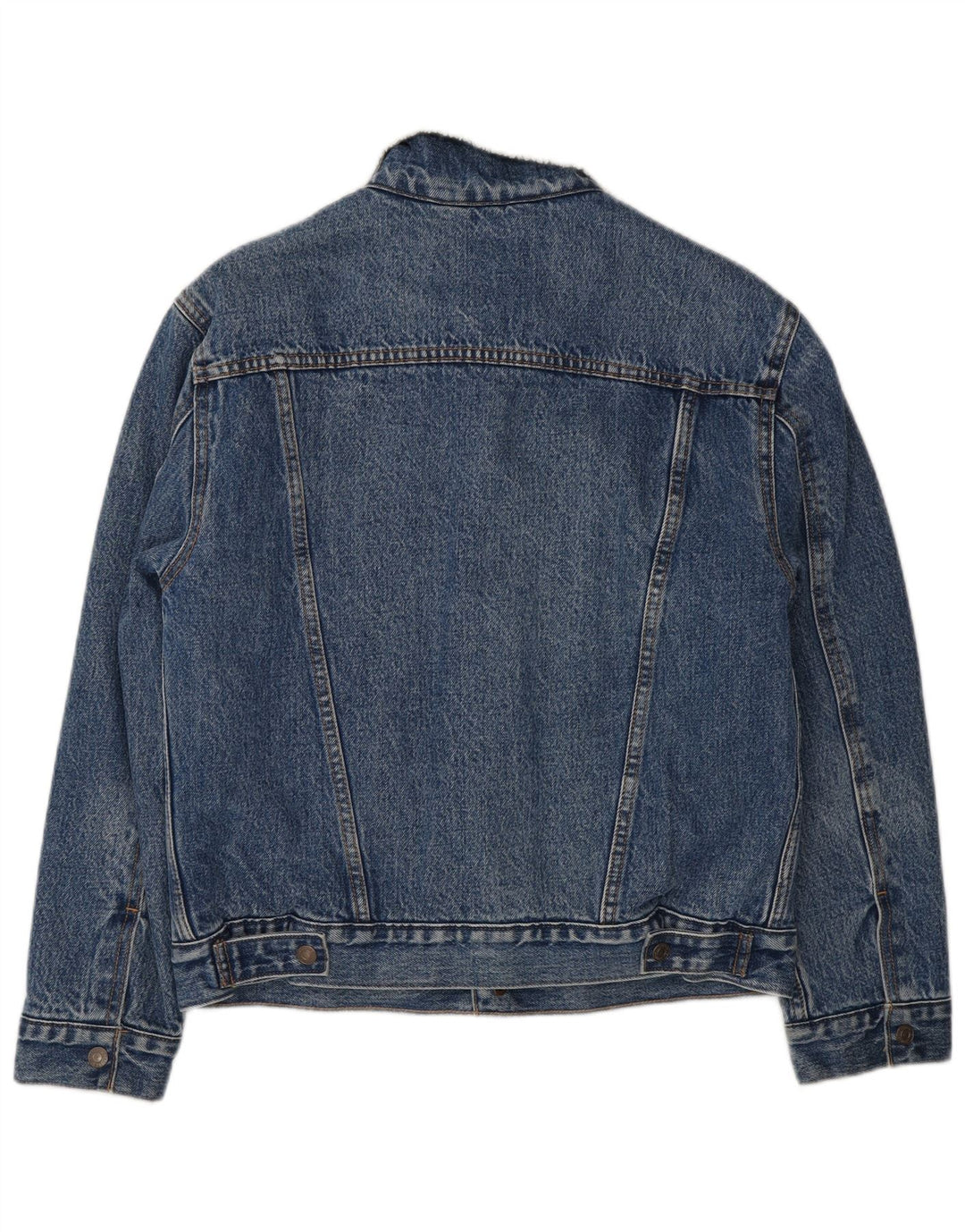 Męska kurtka jeansowa Levi's Sherpa UK 36 Small Blue Cotton