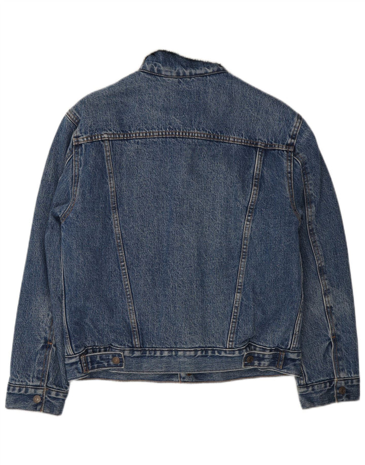 Męska kurtka jeansowa Levi's Sherpa UK 36 Small Blue Cotton