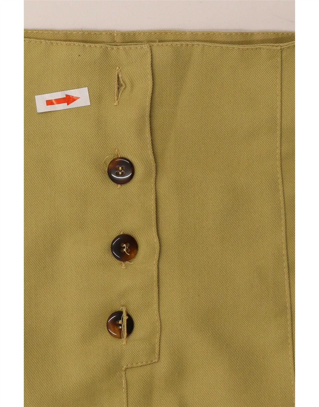 Sasch Mini spódniczka damska IT 44 Medium W28 Zielony Poliester