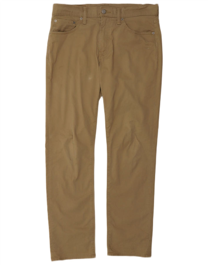 Męskie spodnie LEVI'S 511 Slim Casual W32 L30 Beżowa bawełna