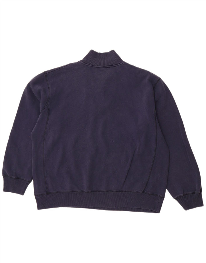 Męski sweter NIKE z zamkiem błyskawicznym, UK 45/47 XL, granatowy, bawełniany