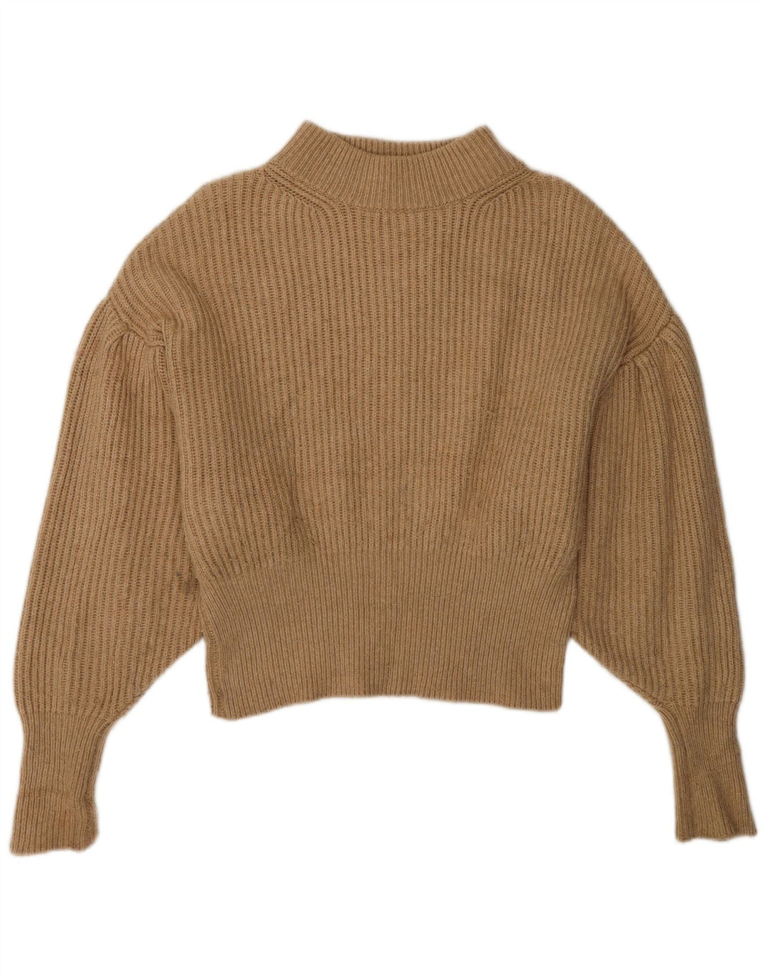 Sweter damski Zara Oversize z okrągłym dekoltem UK 10 Small Brown