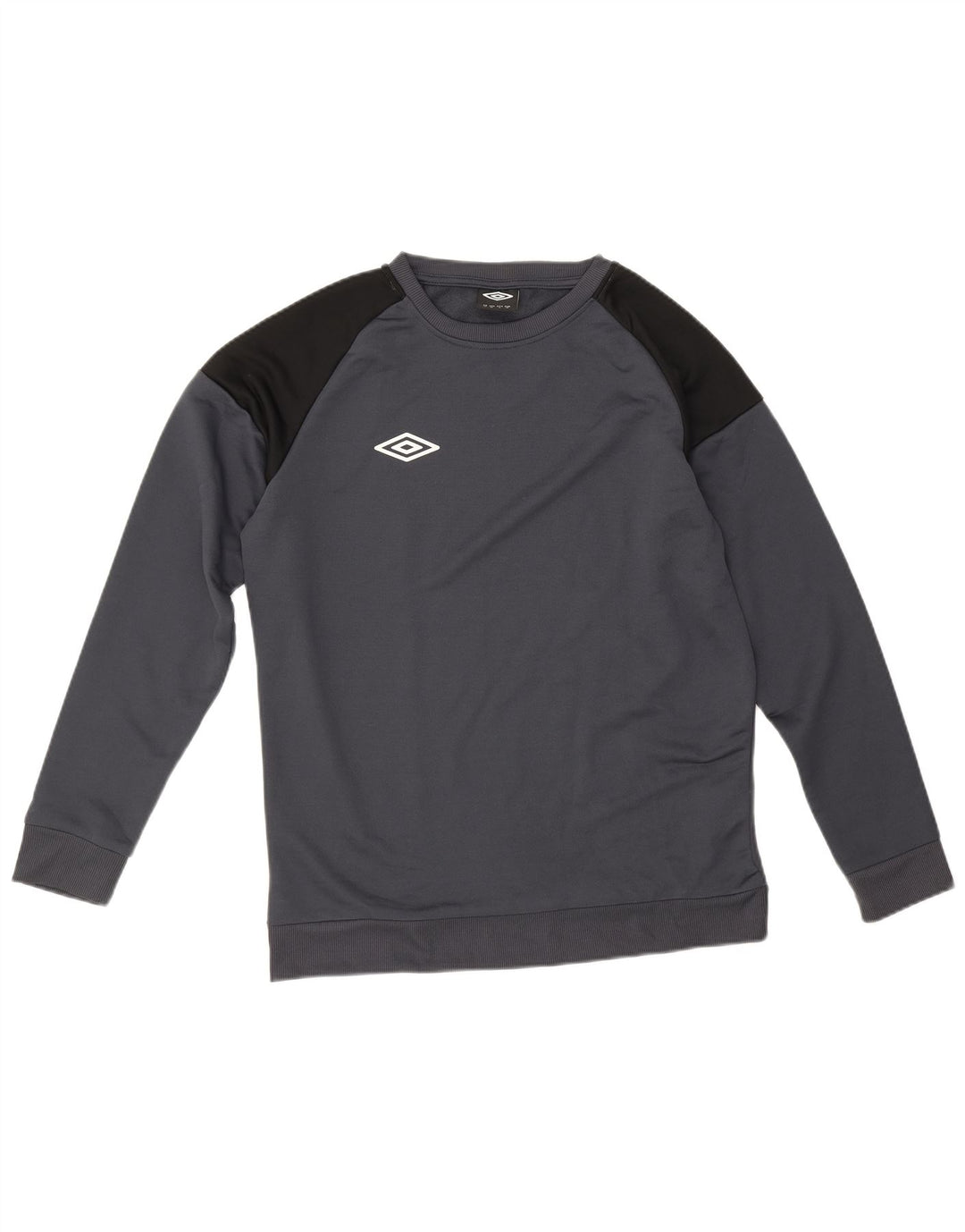 Męski sweter Umbro z poliestru w kolorze średnioszarym