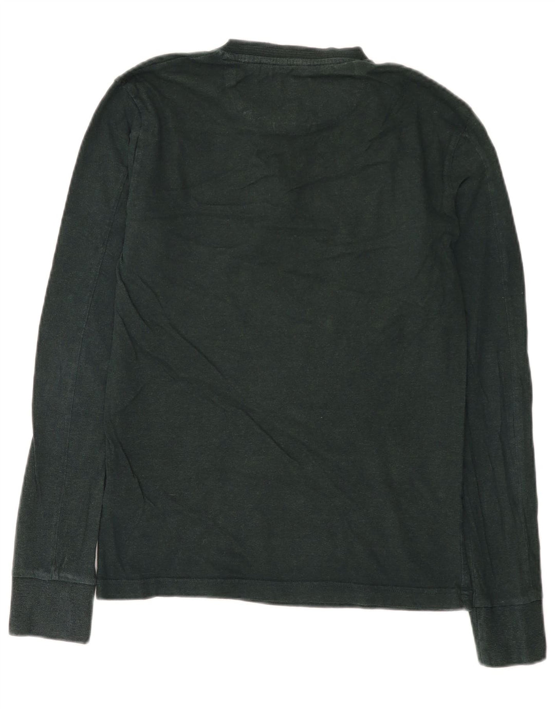 Męski top Superdry z długim rękawem, średniozielony, bawełniany