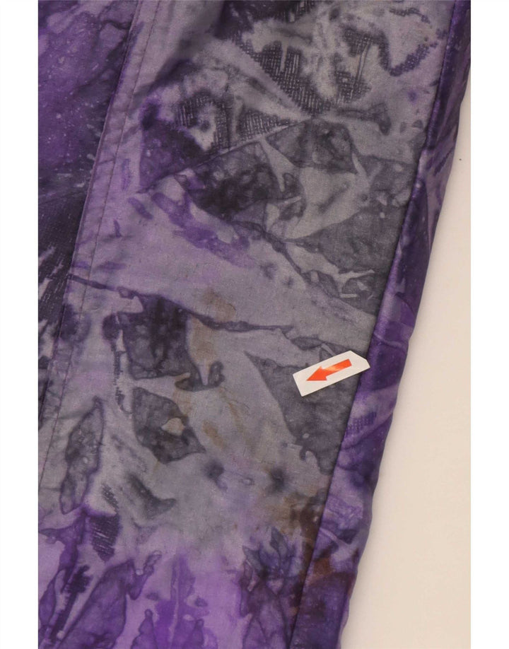 Damski kombinezon narciarski Alasca z abstrakcyjnym wzorem, oversize IT 38 XS, fioletowy
