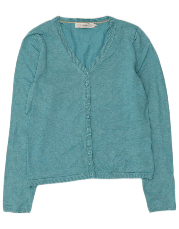 Sweter damski John Lewis Crop Cardigan UK 10 Small Blue Viscose