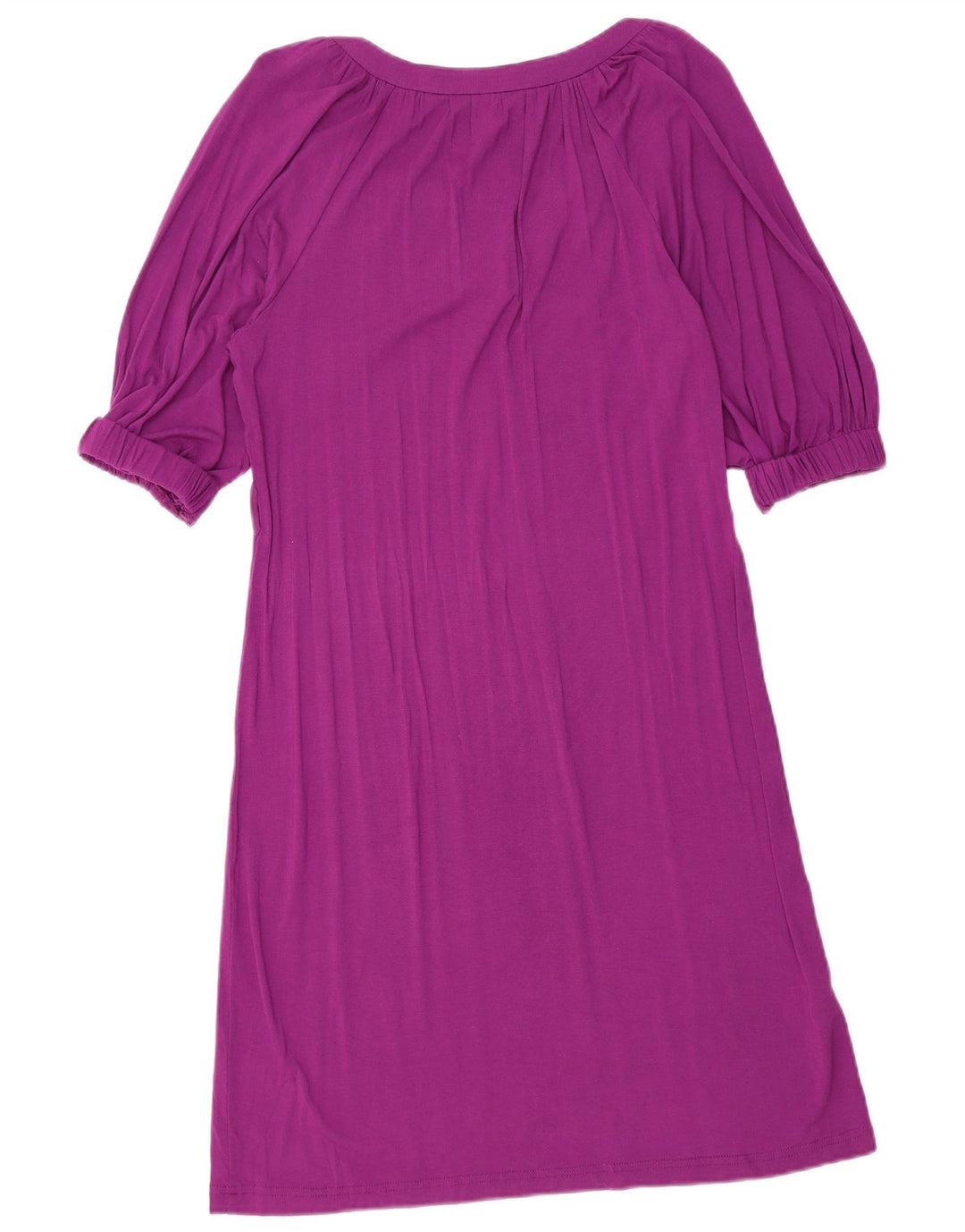 CALVIN KLEIN Womens 1/2 Sleeve Basic Dress US 2 XS Purple Rayon