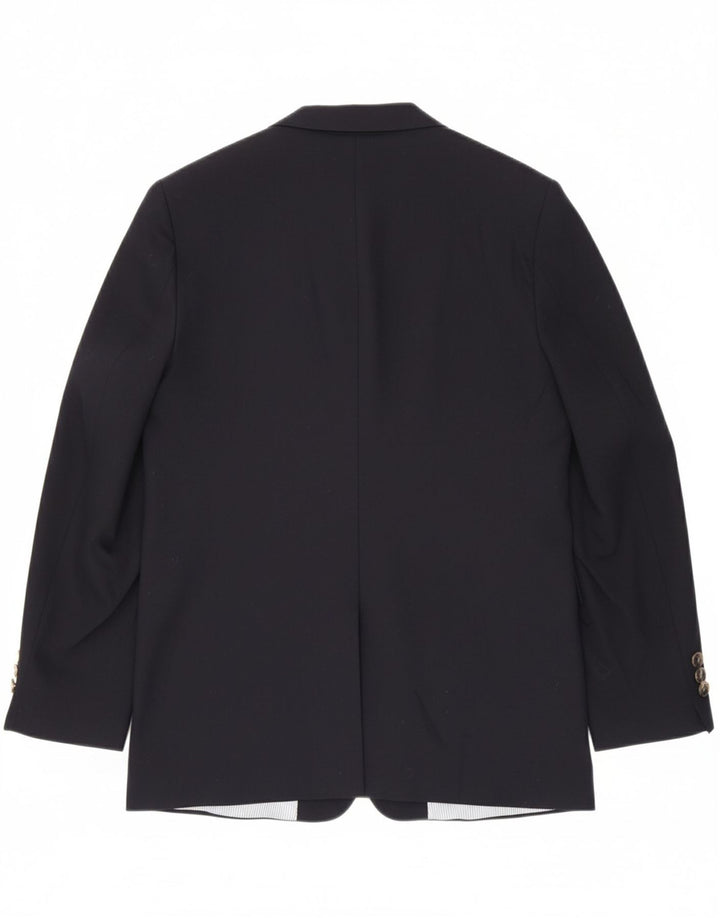 IZOD Boys 2 Button Blazer Jacket 15-16 Years Navy Blue Polyester Vintage Izod and Second-Hand Izod from Messina Hembry 