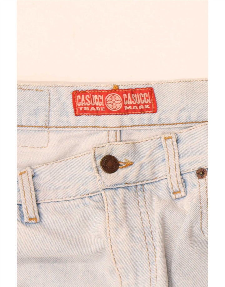 Damskie jeansy Cassuci Graphic Straight W28 L28 Niebieskie