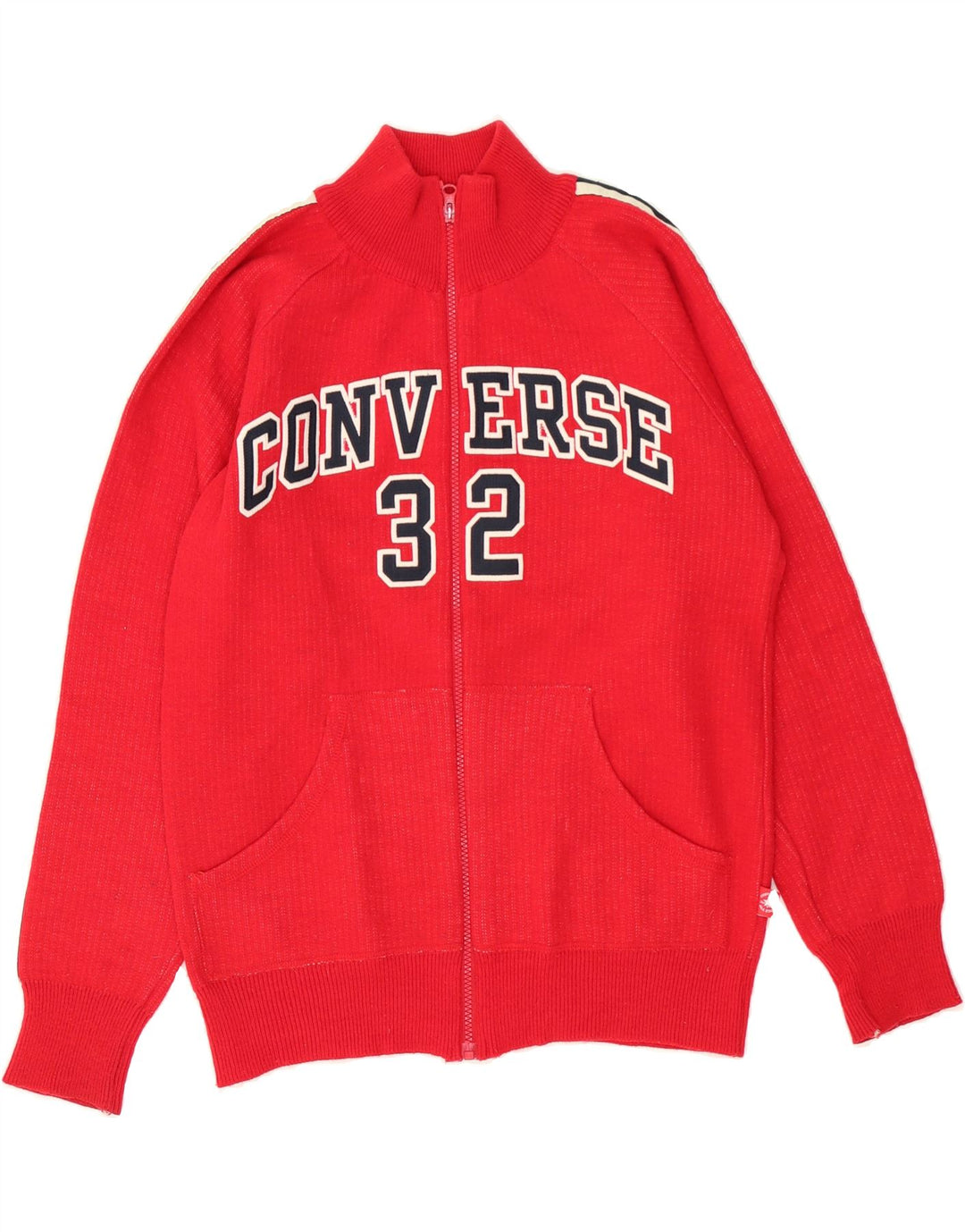 CONVERSE Mens Graphic Tracksuit Top Jacket Small Red Vintage Converse and Second-Hand Converse from Messina Hembry 