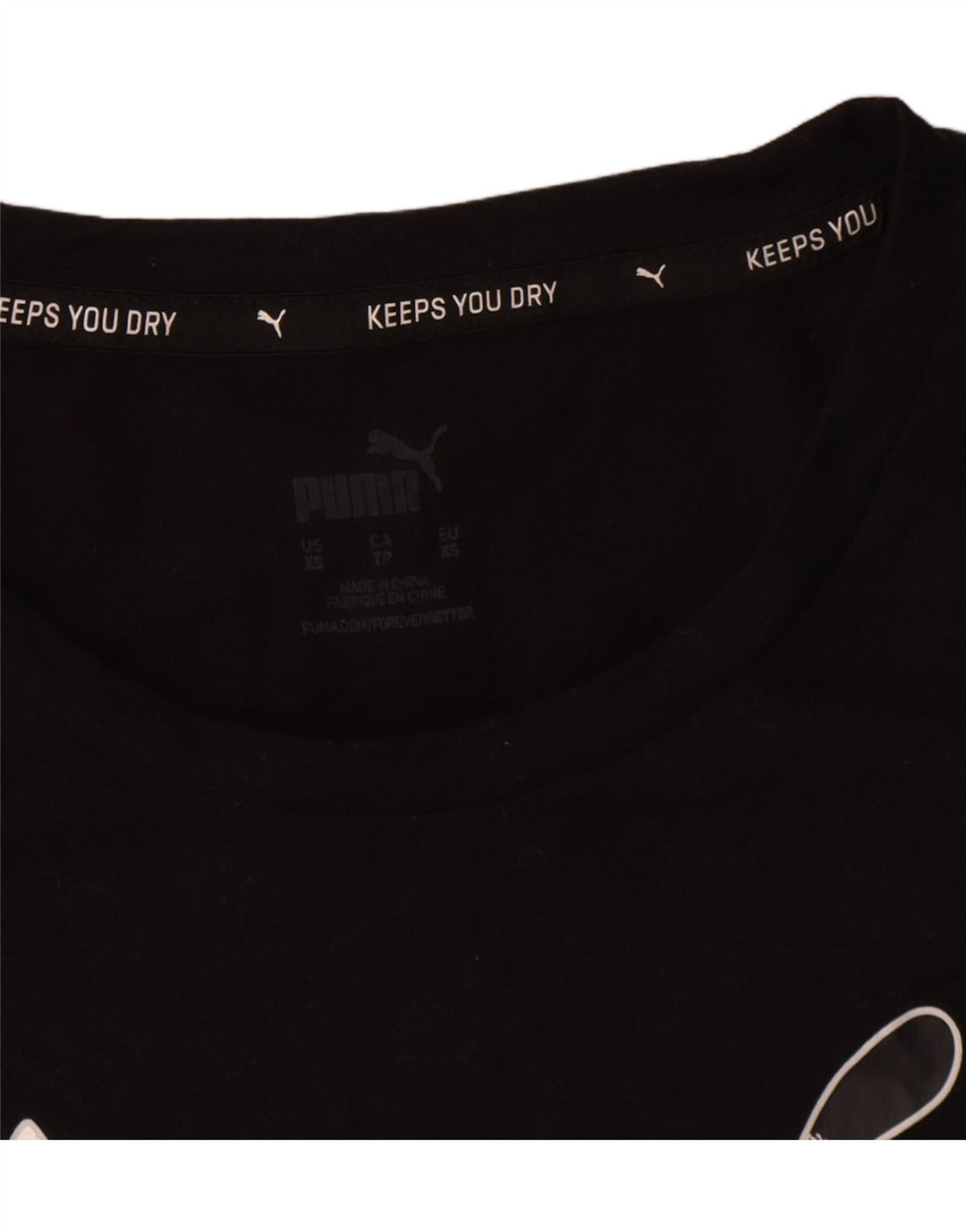 Damska koszulka oversize z grafiką Puma Top UK 6 XS, czarny poliester