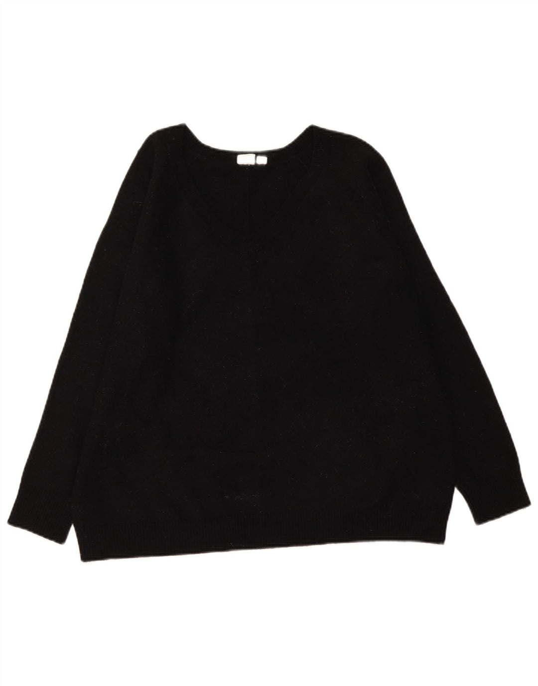 Sweter damski Gap z dekoltem w kształcie litery V, UK 16, duży, czarny nylon