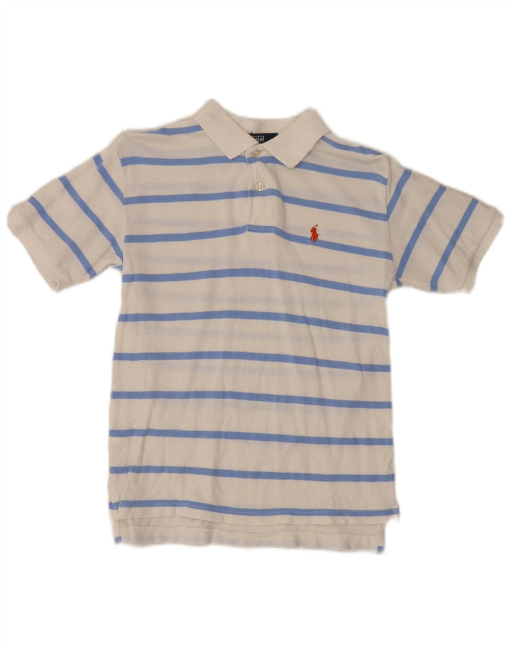 Koszulka Polo Ralph Lauren chłopięca 7-8 lat, mała, w białe paski