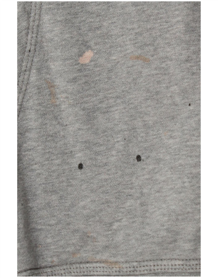 Męska bluza z kapturem Nike, średnia, szara, bawełniana nakrapiana