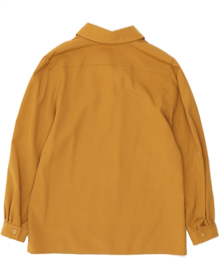 VINTAGE Womens Shirt Blouse EU 40 Medium Beige Polyester Vintage Vintage and Second-Hand Vintage from Messina Hembry 