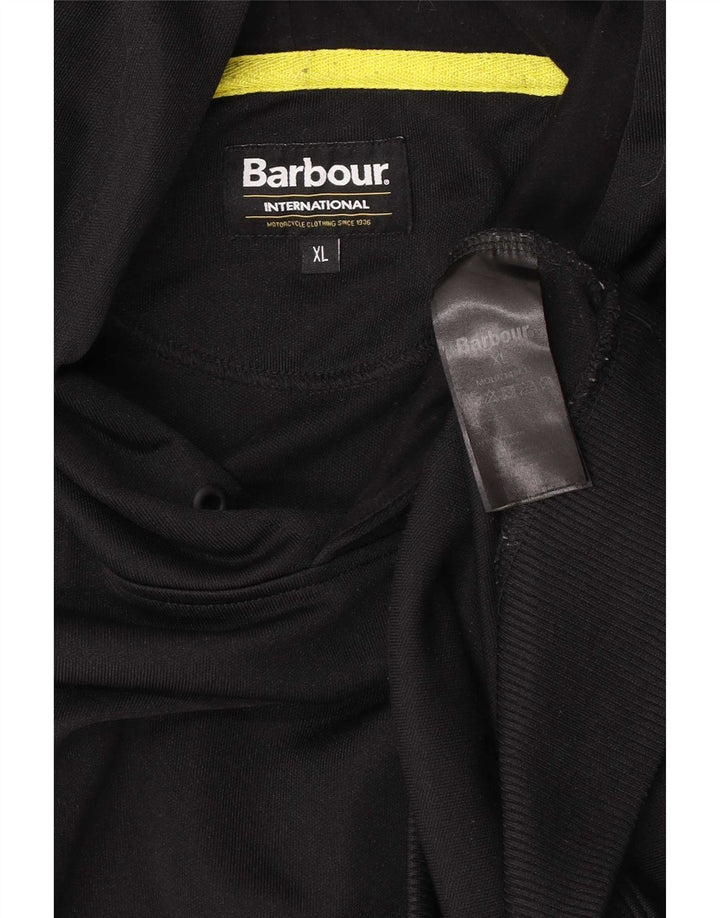 Męski sweter z kapturem Barbour XL, czarny, poliester