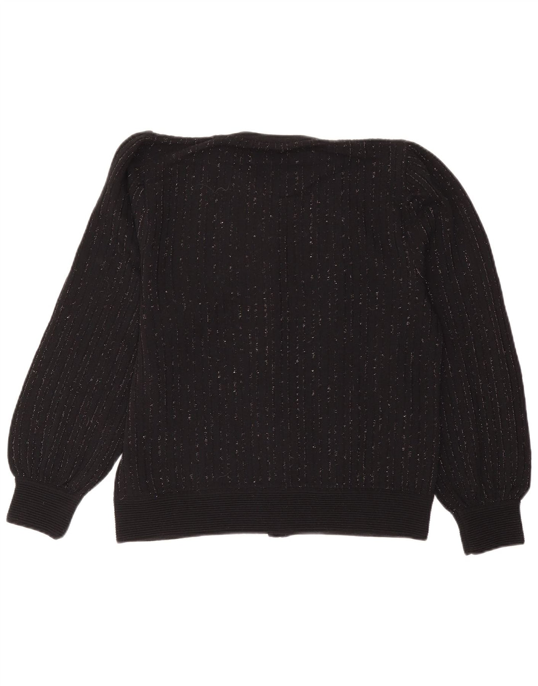 Sweter damski w stylu vintage IT 46, duża, wełniana w szare paski