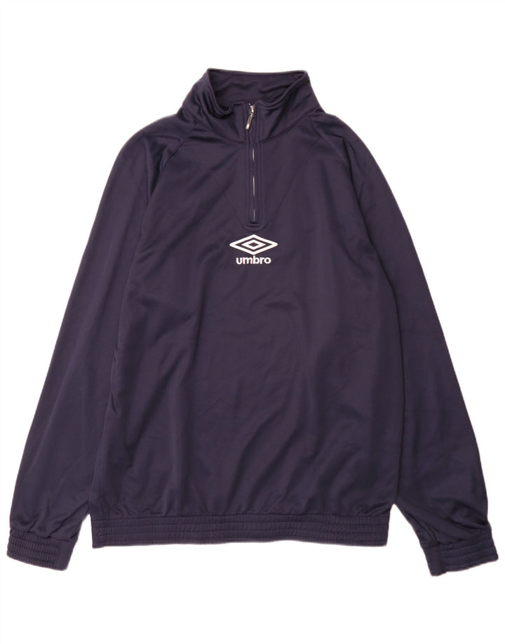 Umbro Męska bluza dresowa Top Jacket XL Granatowy poliester