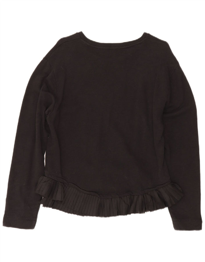Damski sweter J. CREW UK 14, średni czarny, bawełniany