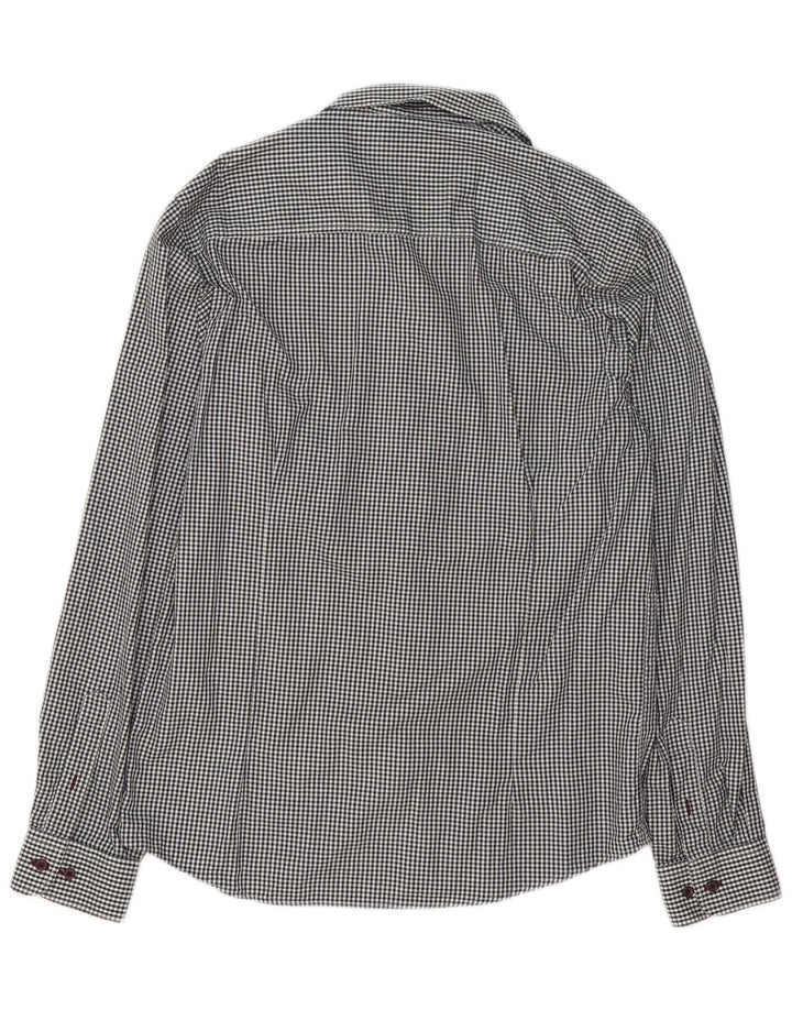 Koszula męska Jack & Jones, duża, z białej bawełny w kratkę