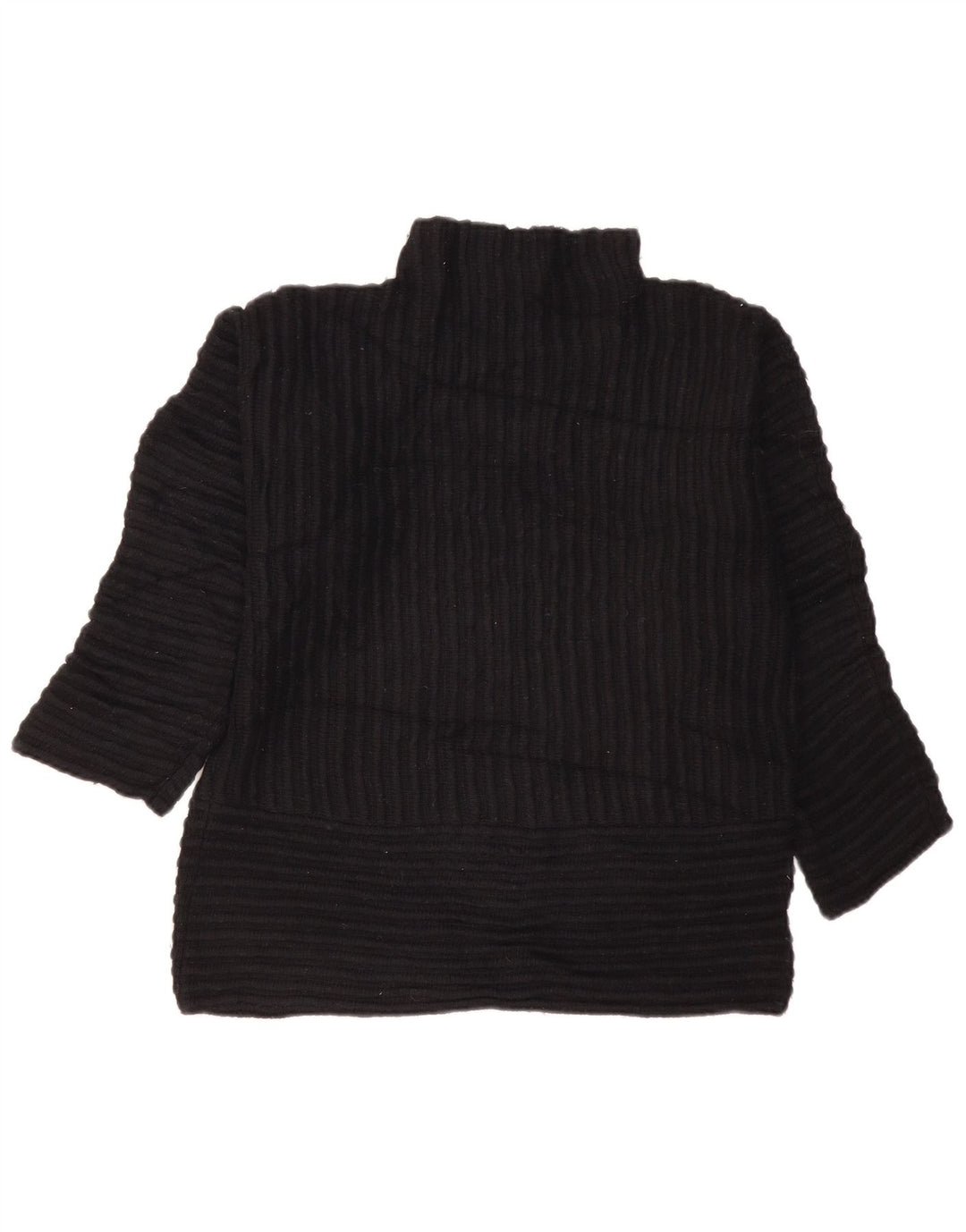 Damski sweter oversize DKNY z golfem UK 10 Small Black