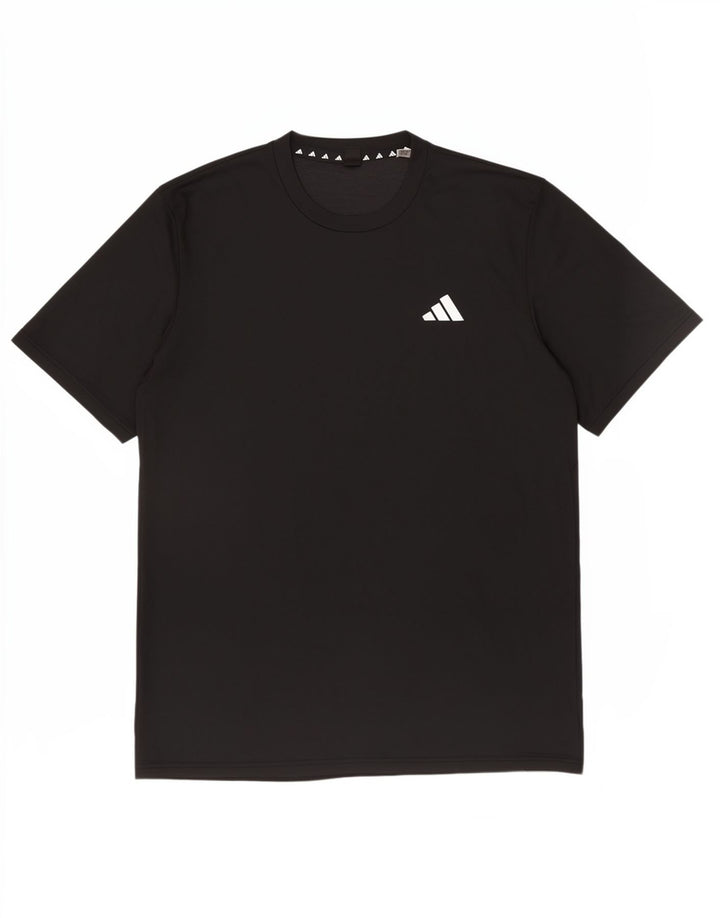 Adidas Męska koszulka Top Medium Czarny Poliester Sport