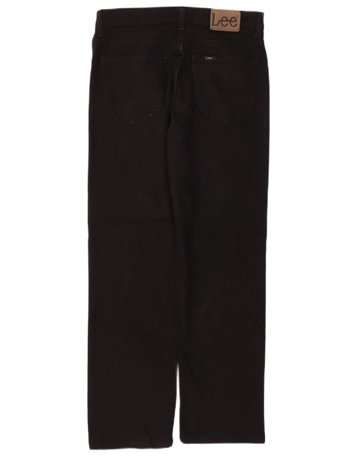 Męskie jeansy Lee Brooklyn Straight W34 L30, czarne, bawełniane