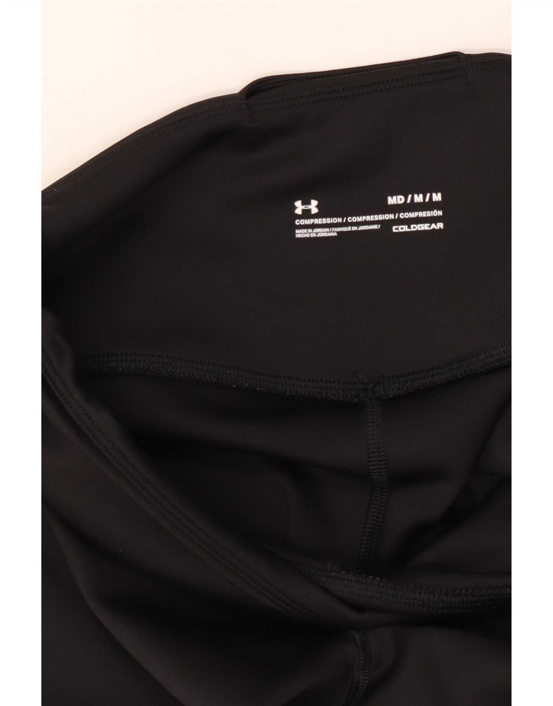 Damskie legginsy Under Armour Cold Gear Graphic UK 12, średnie czarne