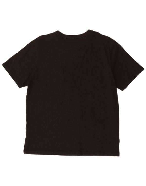Męski T-shirt Vans o swobodnym kroju, średni czarny, bawełniany