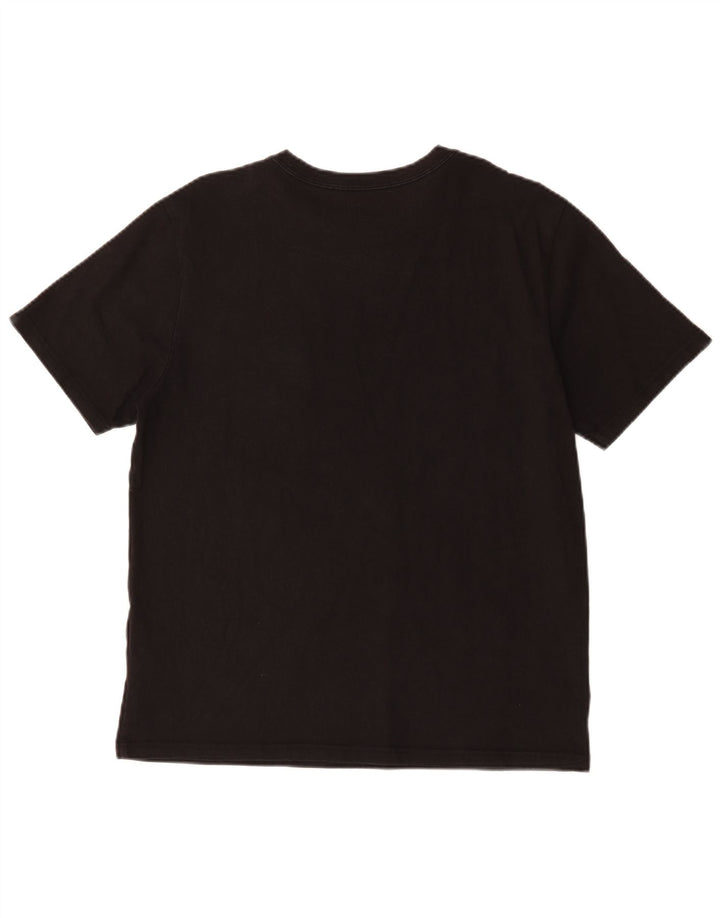 Męski T-shirt Vans o swobodnym kroju, średni czarny, bawełniany